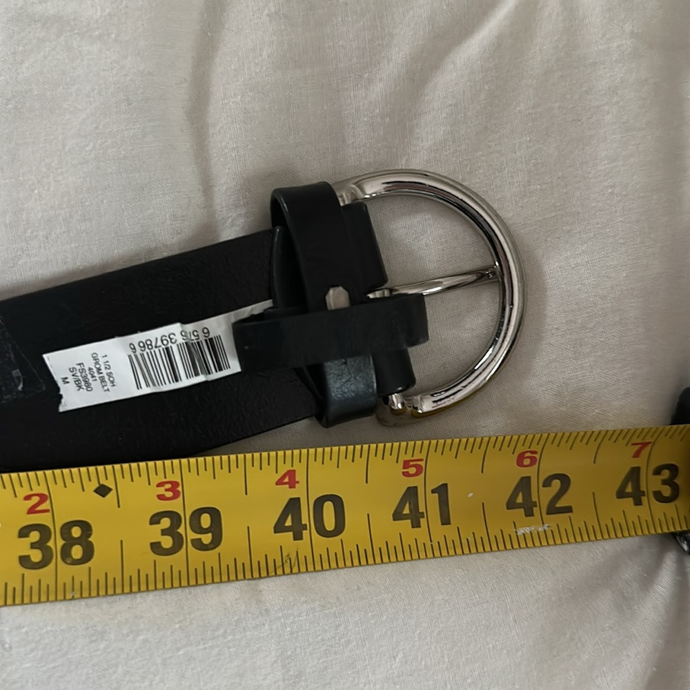 Coach Black Belt with Silver Accents - Picture 5 of 7